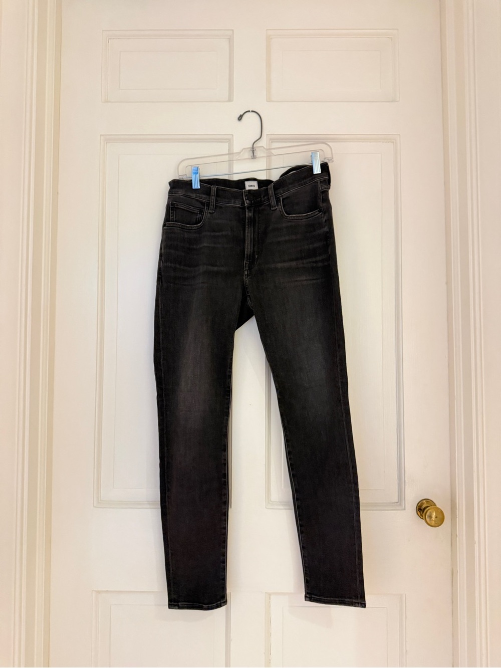Edwin Women's Skinny Jeans in Washed Black